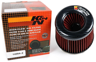 RED K&N 89 mm Super Power Air Filter High Flow Performance Intake Cleaner