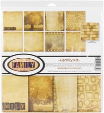 New Best Family Scrapbook Collection Kit Free Shipping