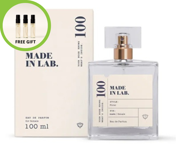 100 MADE IN LAB WOMEN Eau de Parfum 100ml Floral EDP For Women Long Lasting