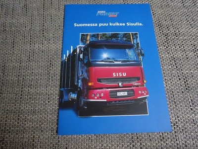 Sisu Forest 2000 Prospekt Brochure Finnish selten rare
