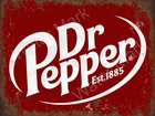 Dr Pepper rustic look sign, 9''x12'' Vintage Alum, tin, Metal sign