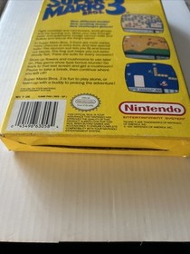 Nintendo Super Mario Bros. 3 1990 NES Video Game Cartridge, Box & Manual CIB