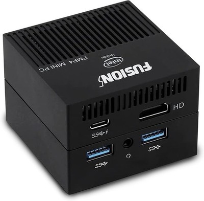 Mini PC Windows 11 8GB RAM 128GB Quad-Core UHD Fusion5 FMP4 Desktop Kompakt