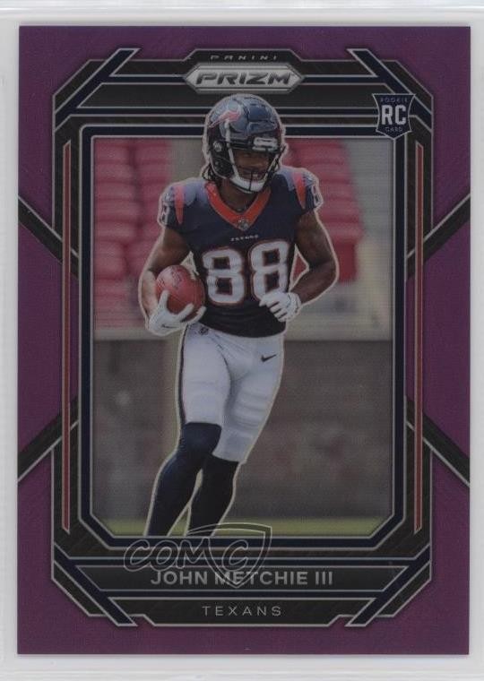 2022 Panini Prizm Rookies Purple Prizm 90/125 John Metchie III #316 06gz