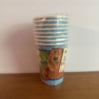 Bear In The Big Blue House Set Of 8 Designware Paper Party Cups Vintage