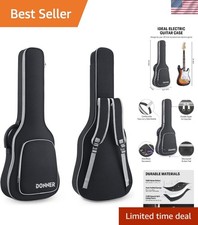 New 39 Inch Electric Guitar Case - Waterproof, Thick Padding, Adjustable Stra...