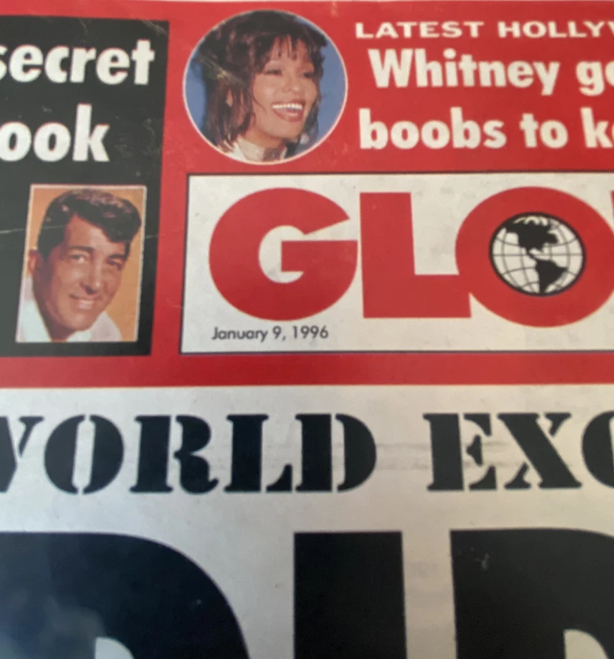 GLOBE Magazine January 1996 O.J. Simpson I DID IT Dean Martin Whitney Houston - Image 4 of 4