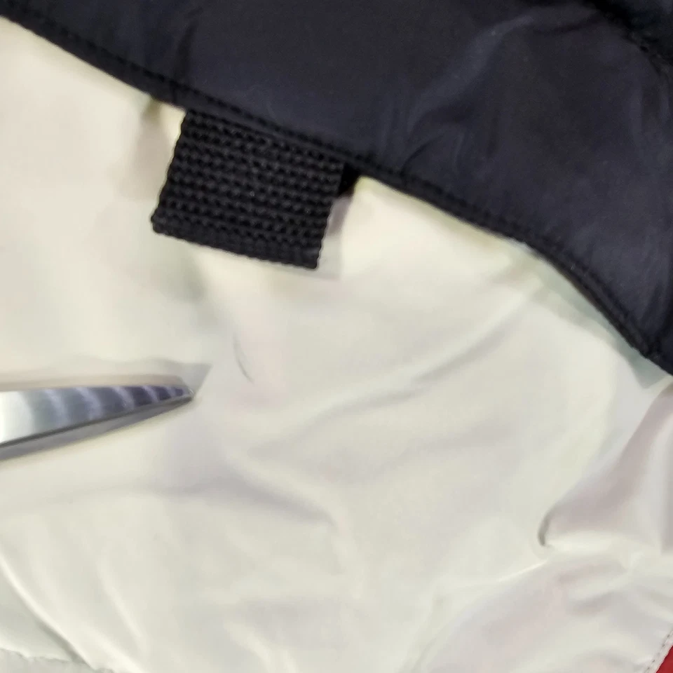 Old Navy Puffer Down Jacket Mens Medium Full Zip Cinch Waist Pockets - Image 3 of 4