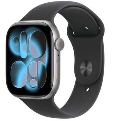 Watch Series 11 GPS+Cellular 42mm Space Grey Aluminium Case with Black Sport Ban
