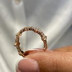 0.9ct TCW Ring Rose Gold 14K Lab-Grown Diamond F/VS GGL — photo 10