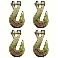4 G70 38 Clevis Grab Hooks Tow Chain Hook Flatbed Truck Trailer Tie Down 4 G70 38 Clevis Grab Hooks Tow Chain Hook Flatbed Truck Trailer Tie Down