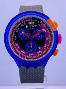 Reloj Swatch Chrono Cuarzo Multicolor con Subesferas y Fecha (Reacondicionado)