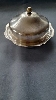 Antique EPNS Silver Plated Covered Butter Dish J & RG Birmingham