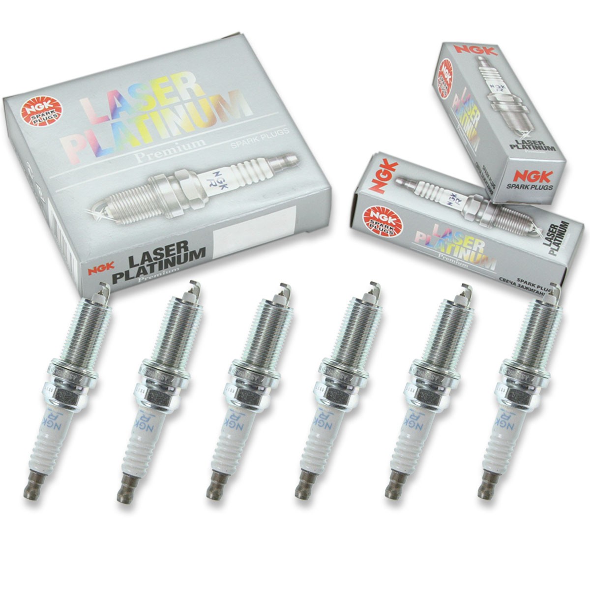 6 pc NGK 97606 PLZFR5B13EG Laser Platinum Spark Plugs for XP6003 SPLZFR5B13 eu
