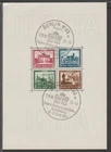 ✔️ GERMANY 3. Reich 1930. RARE IPOSTA FDC Block 1 (IBRA) REPRODUCTION Facsimile!