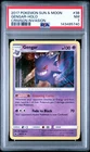 2017 POKEMON SUN & MOON CRIMSON INVASION #38 GENGAR-HOLO PSA 7