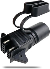 7 Pin Blade to 4 Pin 5 Pin Flat Trailer Adapter 2-In-1 Design Trailer Connec