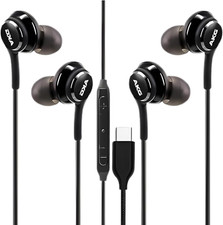 USB C Wired Headphones 2-Pack Type C Wired Headphones with Mic  Volume Contro