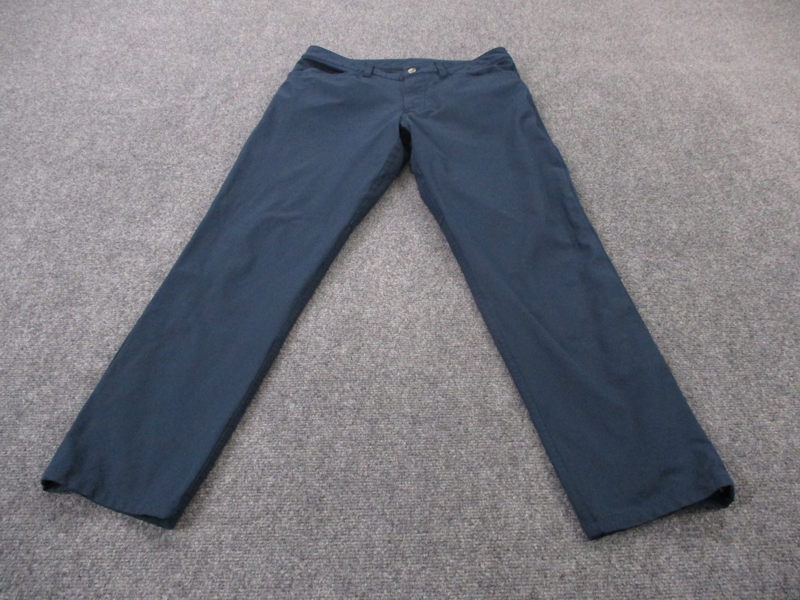 Lululemon Pant Men 32 Chino Navy Warpstreme Classic ABC Trouser Business lm5A67s