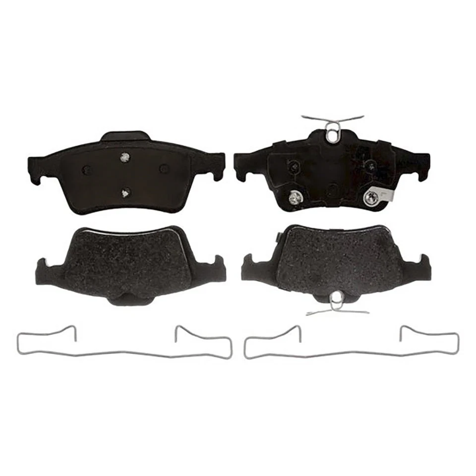 Rotores de freno traseros + pastillas de freno de cerámica y herrajes para Ford Focus 2012-2018 Foto 2 de 4