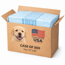 300 Disposable Pads Chux Absorbant Puppy Dog Pee Training Underpad 23"x36"