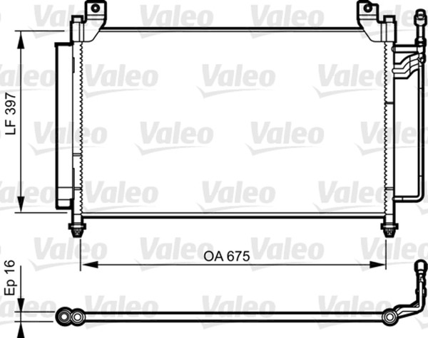 Valeo Kondensator Klimaanlage 814235 Aluminium FüR Mazda CX ER MZR AWD ER10A-image