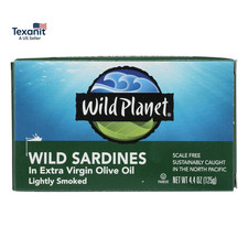 Wild Sardines in Extra Virgin Olive Oil 12X4.375Oz  Value Bulk Multi-Pack 