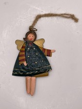 Metal Angel Christmas Ornament