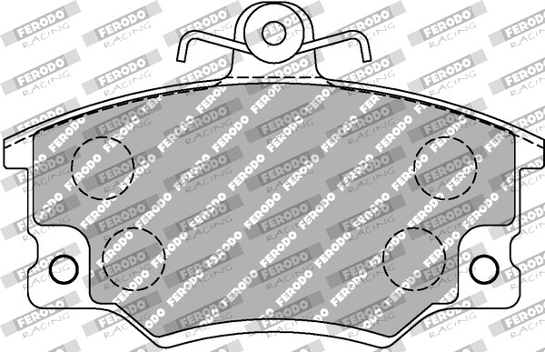 Ferodo Racing BremsbeläGe BremsklöTze Vorne FüR Fiat Barchetta 183 1.8 16V-image