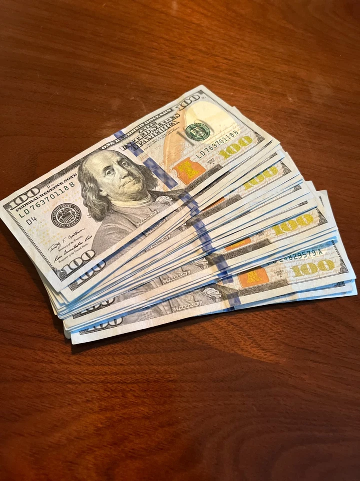 Lot 10x One Hundred ($1,000) Dollar Bills Real U.S. Money from Pack. Normal Cash - Image 3 of 4