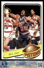 1979-80 Topps #107 M.L. Carr Detroit Pistons 79BB
