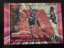 2021-22 Donruss Holo Pink Laser Franchise Features Ja Morant #4