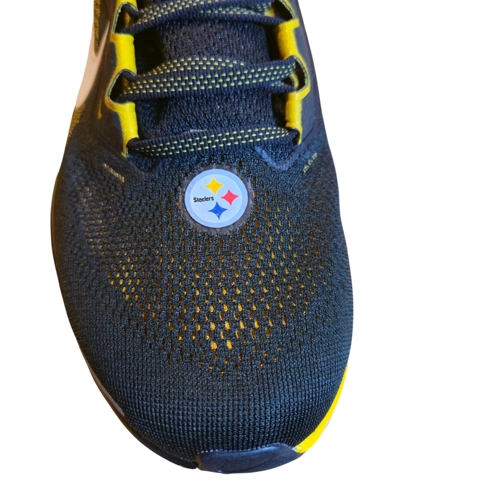 Nike Hombres Negro Amarillo Steelers Air Zoom Pegasus 41 Zapatos para Correr Talla 9 Foto 3 de 4