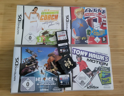 Nintendo DS Spiele Paket - 7 Spiele Sammlung Lego Star Wars 3 Tony Hawk Ice Age4