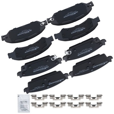 Front Rear Ceramic Brake Pads Set for GMC Yukon XL Chevrolet Tahoe 2015-2020
