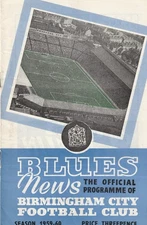 Birmingham City v Bolton Wanderer. Football League. Ref: 1950s E1Y 14588 VG (1)c