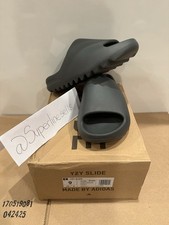 Adidas Yeezy Slide Slate Grey Size 9 100 AUTHENTIC BRAND NEW FAST SHIP ID2350