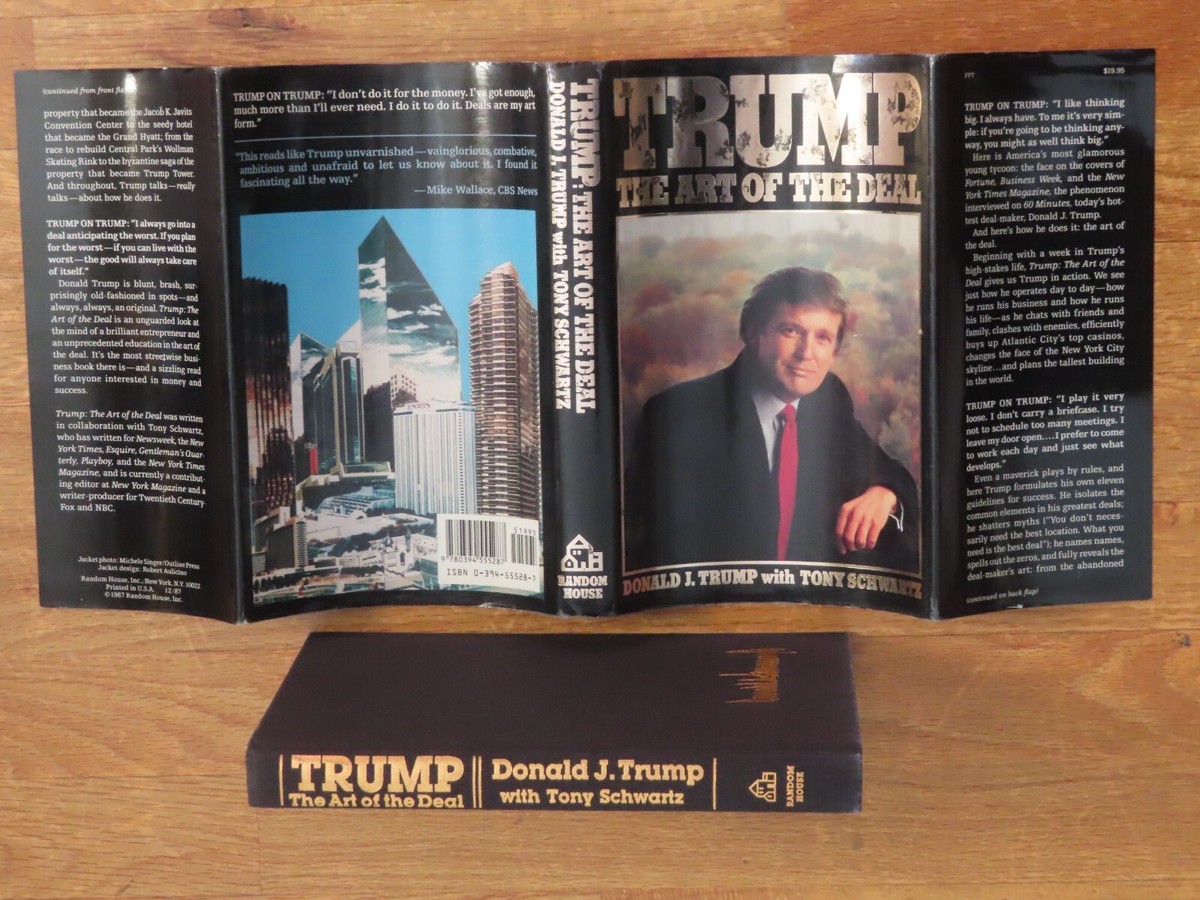 【珍しい1987年初版 美品】トランプ大統領『The art of deal』 RARE 1987 First Edition copy of 