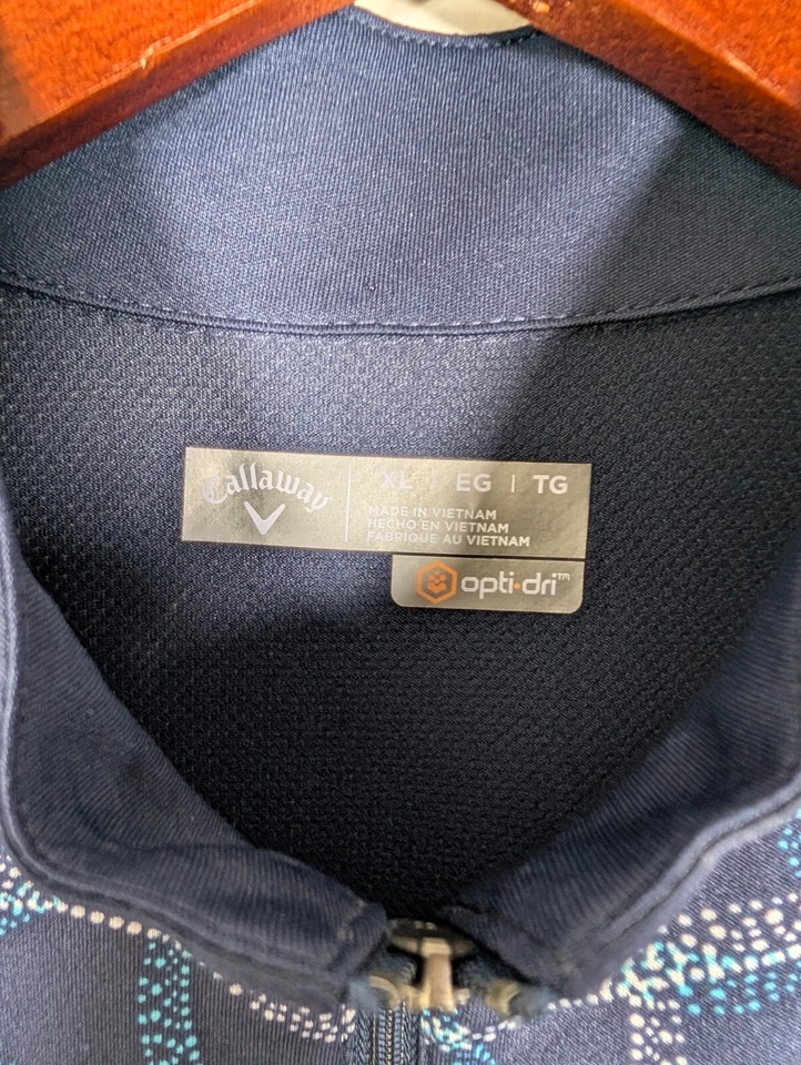 Top Callaway para mujer XL azul sin mangas 1/4 cremallera golf tenis pickleball elástico Foto 3 de 4