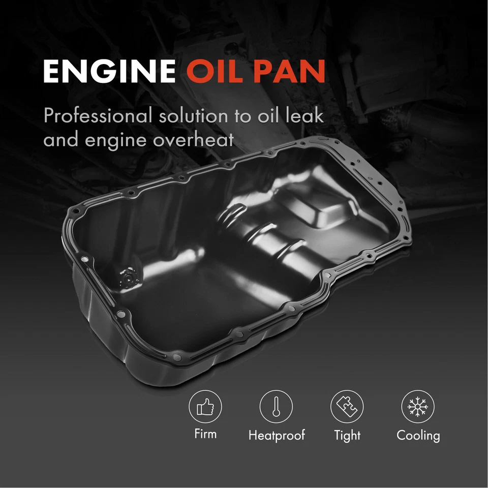 New Engine Oil Pan Sump for Suzuki Aerio L4 2.3L Sedan 2004 2005 2006 2007 - Image 2 of 4