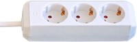 Brennenstuhl® 1158610050 Steckdosenleise Eco-Line - 3-Fach, 3M, Weiß