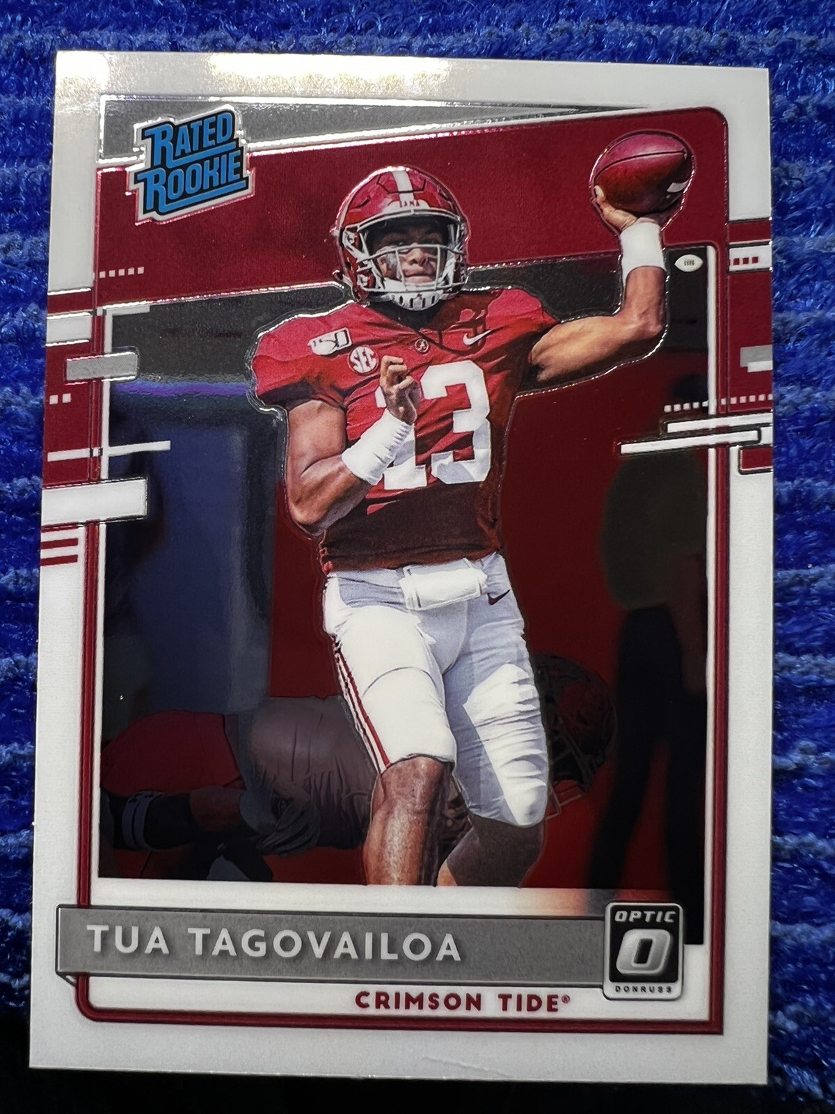 Tua Tagovailoa 2020 Panini Chronicles Draft DONRUSS OPTIC RATED ROOKIE 3 DOLPHIN