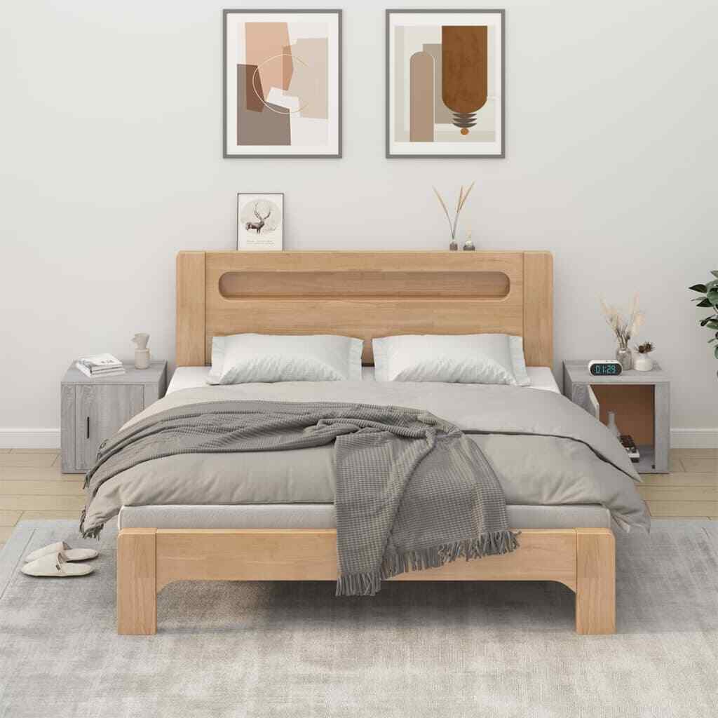 vidaXL Bedside Cabinets 2 pcs Grey Sonoma 50x39x47 cm