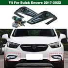 LED Daytime Running Lights Fog Lamps Covers Wire Kit For Buick Encore 2017-2022