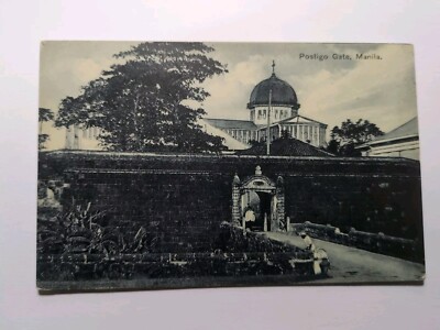 Philippine Postcard Squires Bingham & Co. Postigo Gate, Manila 