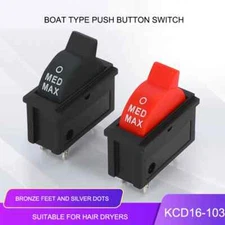 10A Hair Dryer Switch 3 Position Salon Dedicated High-power Hot Cold Air Tube