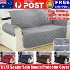 Quilted Sofa Cover Couch Furniture Protector Settee Throws 1/2/3 Seater For Pet