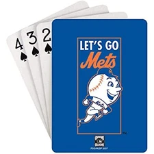 MLB New York Mets Cooperstown Playing Cards vintage retro Mr Met