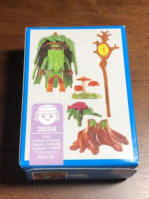 Playmobil フィギュアセット 3898 PLAYMOBIL 3898 Tree Stump Spirit - forest druid NEW in