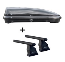 Dachbox VDPFL320L+Dachträger Tema für für Mercedes AKlasse W176 ab 13 Stahl Dachbox VDPFL320L+Dachträger Tema für für Mercedes AKlasse W176 ab 13 Stahl
